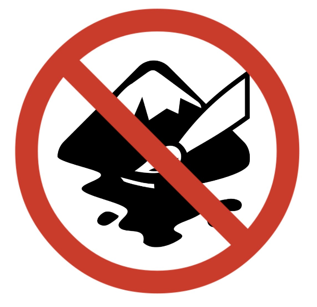 Ein rotes Verbotssymbol Mit Einem Messer-Symbol Auf Einem Weißen Hintergrund, Das Anzeigt, Dass Messer Nicht Erlaubt Sind.