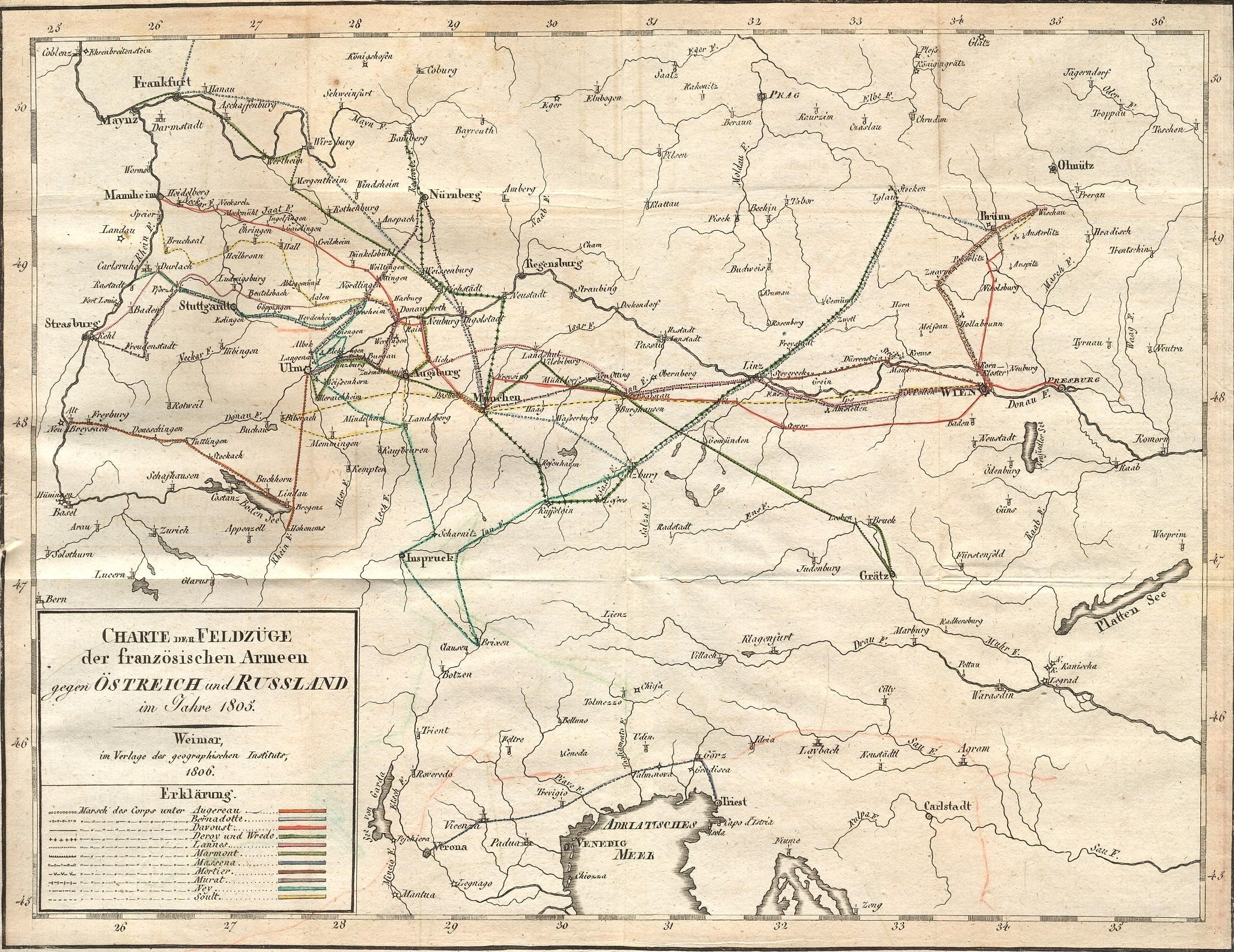 Detailierte Schwarz-Weiß-Karte von Deutschland, die Straßen und Autobahnen zeigt, mit Textannotationen.